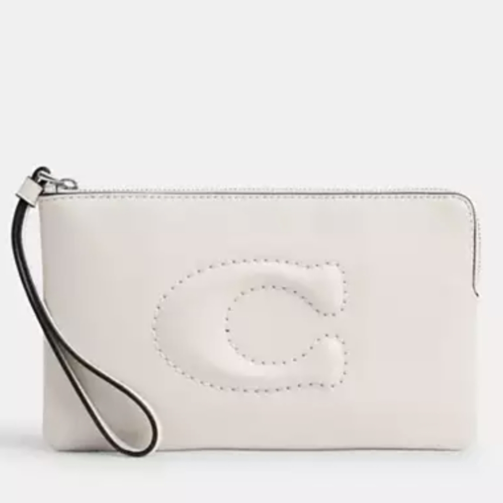 Coach...Large Corner Zip Wristlet